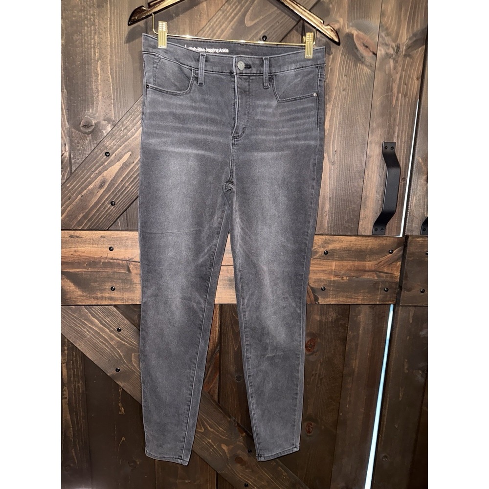 Talbots Womens Sz 6 Flawless Hi Rise Jegging Ankle Jeans‎ Gray Stretch Denim